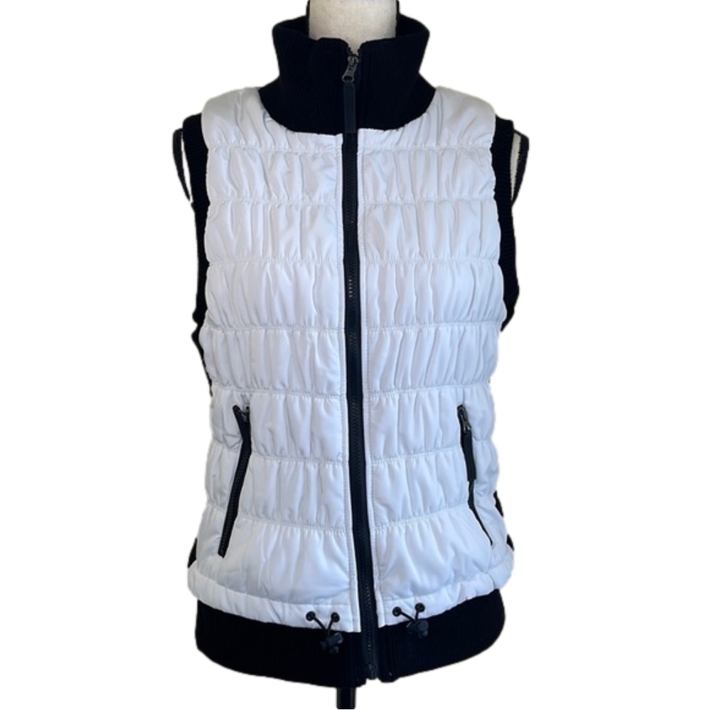 Calvin Klein Performance black & white puffer vest - NWT - Large